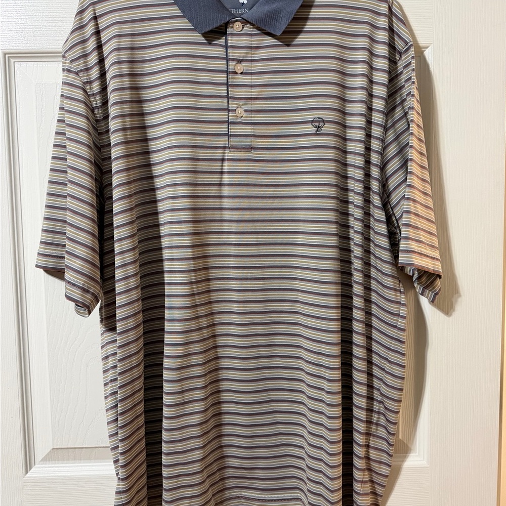 The Southern Shirt Company Multicolor Striped Polo
